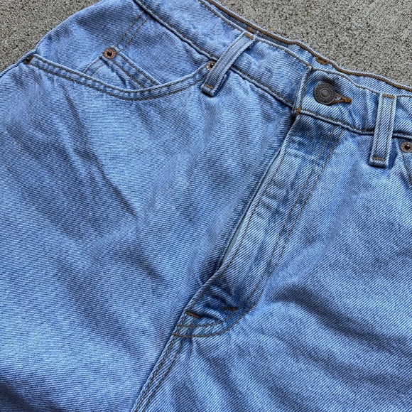 Vintage Orange Tab Levi's Women's Denim Jean Shorts style 954 - Picture 4 of 6